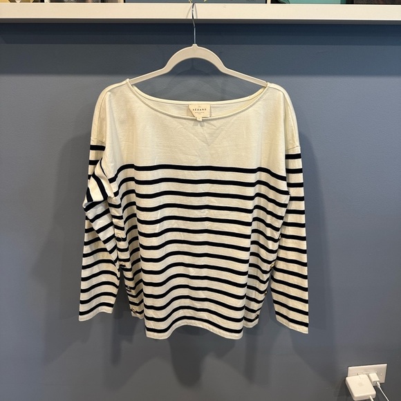 Sezane Noan Mariniere Size Large NWOT - Picture 3 of 7